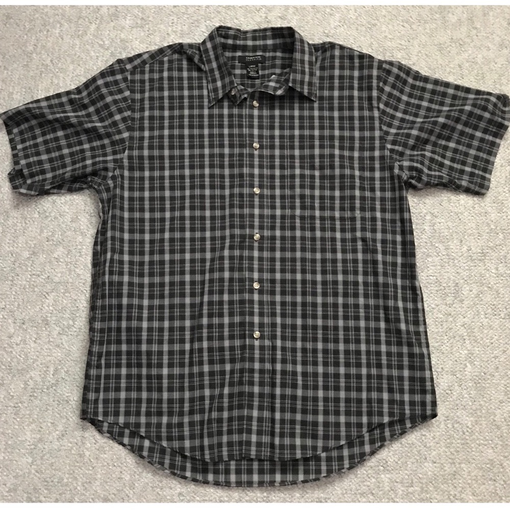 Men’s Plaid Button Down Shirt